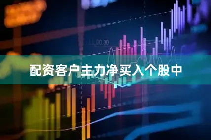 配资客户　　主力净买入个股中