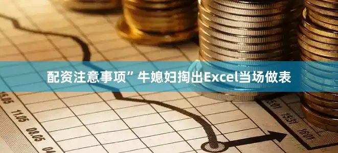 配资注意事项”牛媳妇掏出Excel当场做表
